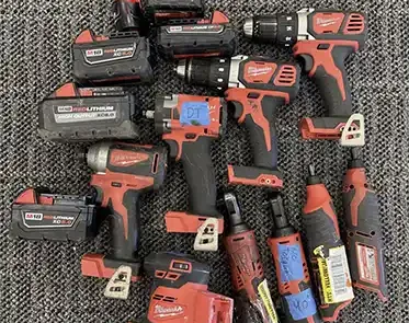 power tool lot for auction