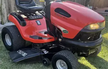 riding lawn mower for auction